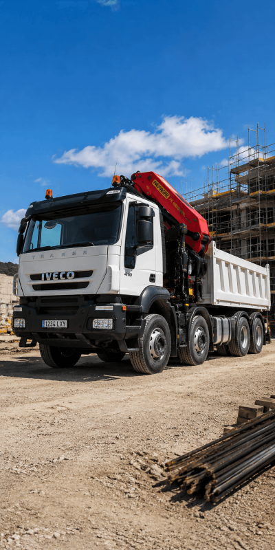 camion con grua y basculante